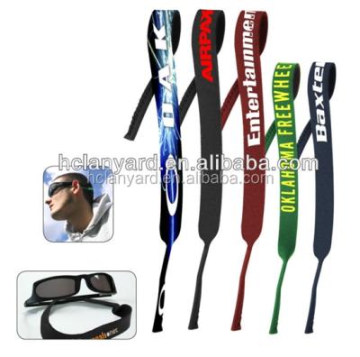 China New arrival custom logo printing neoprene customized lanyard sunglass strap for sale