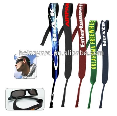 China Floating Neoprene Sublimation Neoprene Sunglasses Strap Eyewear Retainers for sale