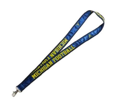 China Polyester Cheap Price Customized Two Layers Satin Lanyard With Logo Printing for sale