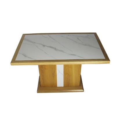 China Modern factory direct supply restaurant furniture rock panel table top square table series for sale