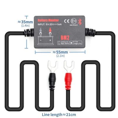 China BM2 Battery Monitor On Phone APP Device All 6-20V Car Battery Tester BM2 for sale