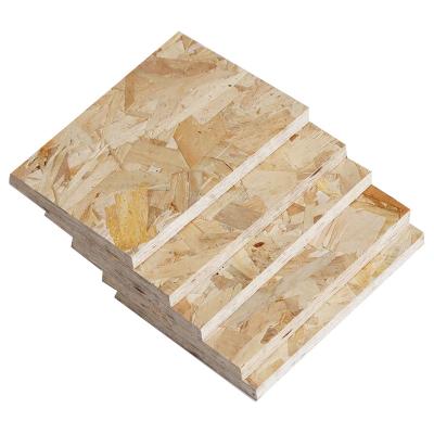 China Modern Melamine Faced OSB Flakeboards Laminated Wooden Chip Board Melamine Board Waterproof for sale