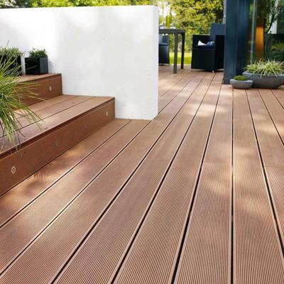 China Modern Exterior Wpc Deck 30mm Decking Flooring Outdoor WPC Flooring for sale