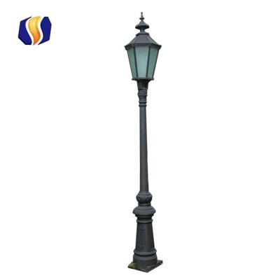 China Garden Aluminum / Outdoor Steel Street Light Pole Garden Pole Light Lamp Post for sale