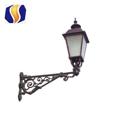 China Outdoor Antique Garden Trade Assurance Cast Iron Wall Lamp Light Head for sale