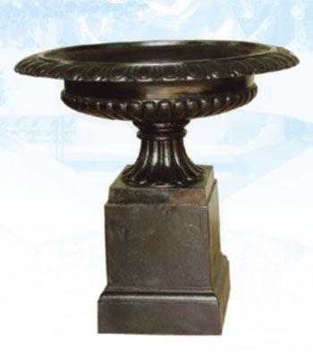 China garden park & street trade assurance china supplier antique cast iron urn bottom flower pot bottom for sale