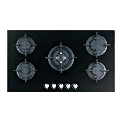 China Custom High Quality Front Control Low Price Gas Stove Fifith Burner Kitchen Stove for sale