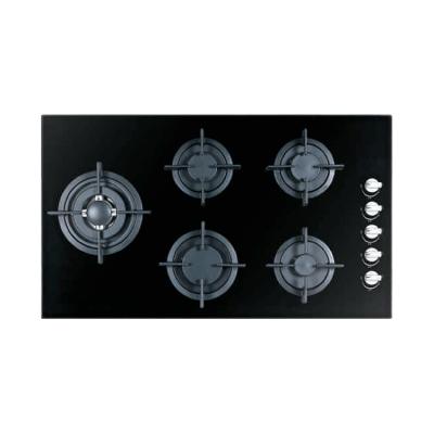 China 880mm Newest Tempered Glass China Manufacturer Fashion Gas Stove Gas Stove Kitchen Cooker Hobs for sale