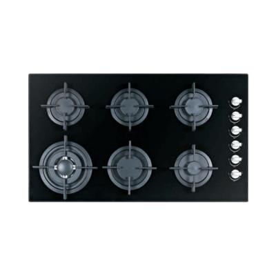 China Electronic Auto Ignition Custom Cast Iron Pan Support Built In Gas Hob Stove / Cooker With Gas Stove Electric Hob New for sale