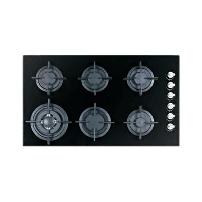 China 2022 Promotional Good Quality Electronic Ignition Automatic Good Quality Custom Cook Stoves Gas Hob Top Electric Designs 6 New for sale