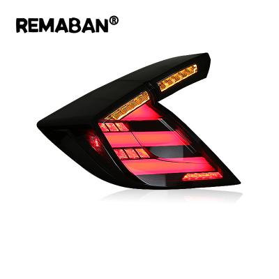 China REMABAN PMMA+ABS+Aluminum Tail Lamp Led Tail Light For Honda Civic 2019 - 2020 Hatchback Mustang for sale