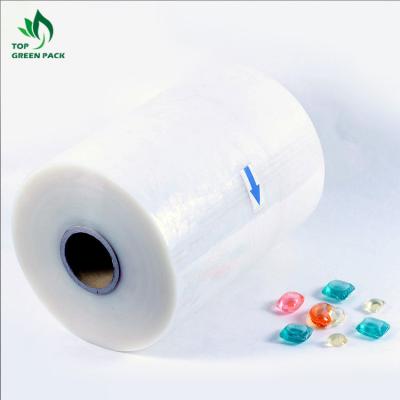 China PVOH PVA Water Soluble Water Soluble Film Roll For Detergent Capsules Packing Laundry Bag Film for sale