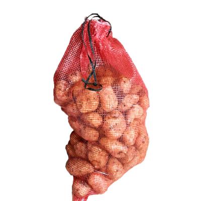 China 2022 hot sale pe raschel mesh vegetable net bag recyclable china pocket net mesh fruit packaging bags for potatoes for sale