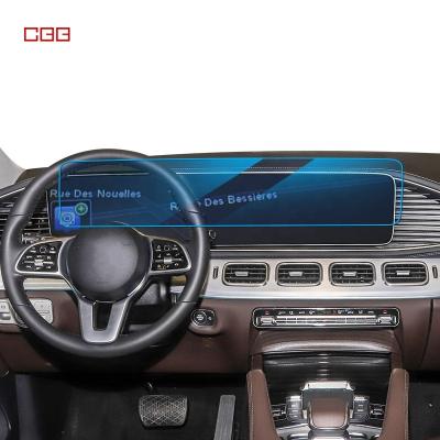 China Explosion-proof For Mercedes-Benz Car Screen Protector E300L LCD Screen Protector GLE Display Dashboard Tempered Glass Film for sale