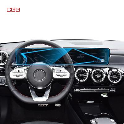 China Explosion-proof for Mercedes-Benz car navigation film dashboard anti-blue light tempered glass film screen film class A protection for sale