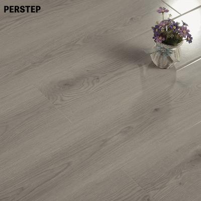 China OEM&ODM China Factory Super Click Anti-Slip Water Resistant Easy To Install Glossy Laminate Wood Flooring for sale