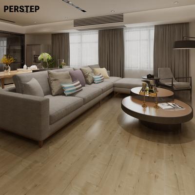 China Waterproof 12mm V-Groove HDF Wax Coating Anti-Slip Laminate Flooring for sale