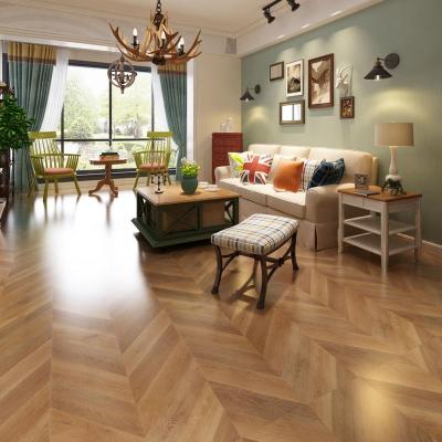 China Anti-Slip Fishbone Herringbone 8mm HDF Parquet Laminate Flooring art parquet laminate flooring hdf ac3 wood flooring for sale