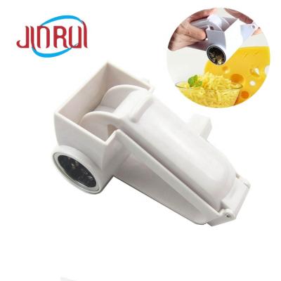 China Sustainable Manual Rotary Handheld Cheese Grater / Vegetable Shredder Slicer Zester For Kitchen for sale