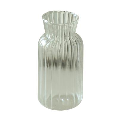 China Modern New Arrival Best Prices Glass Vases Wholesale Home Wedding Decorative Clear Flower Crystal Glass Vase for sale