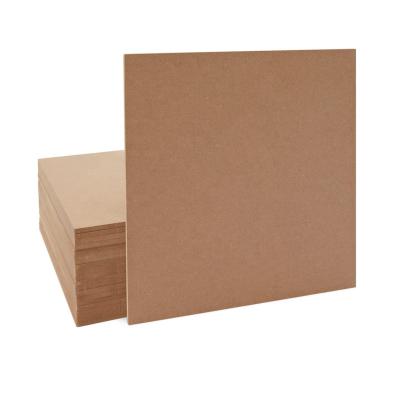 China Modern Wholesale Fiberboard Sheets Blank MDF Boards Raw Material MDF For DIY Crafts for sale