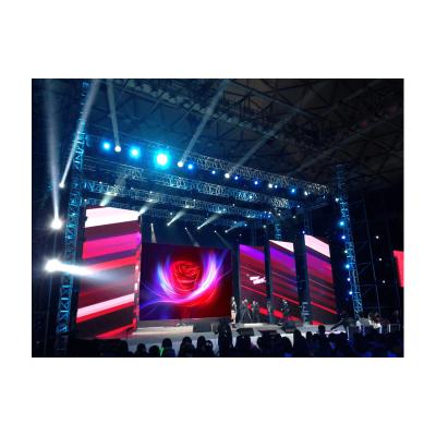 China High Brightness Large 500x500 Easy Installation Rental Full Color Waterproof SMD Outdoor Advertising Video Wall Panel P3.91 LED Display for sale