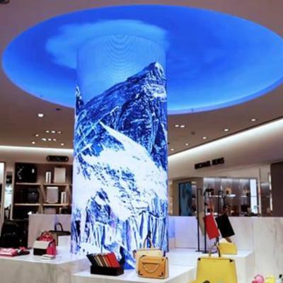 China Waterprooff Hot Selling Easy Installation Thin Led Flexible Screen Hanging Led Screen Indoor Long Thin Flexible Outdoor for sale