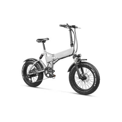 China New 20inch 48v 500W Multifunctional fat tire e bike and snow folding motorcycle urban road electric bicycle for sale