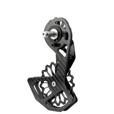 China 12speed Road Bicycle Carbon Fiber Derailleur 17T Pulley Guide Wheel Ceramic Rear Wheel Bike Accessories for sale