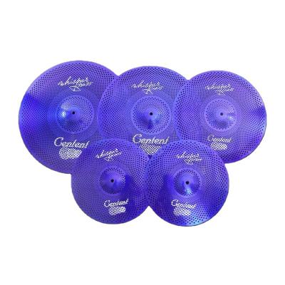 China Low volume blue color cymbals for practice 6