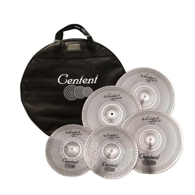 China CENTENT Whisper Series Low Noise Real Feel Practice Cymbals Set 4PCS 14/16/18/20 for sale