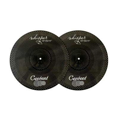 China High Quality Mute Cymbals Pack Black Color For Drum Set Practice Cymbals Set 14/16/20 for sale