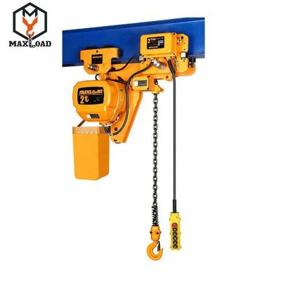 China Machinery Repair Shops Low Price Pending Control 2 Ton Electric Chain Hoist for sale