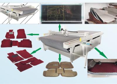 China Car Carpet Mat Cutting Machine With CNC Blade Cutting Replace Laser Cutter for sale