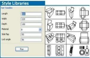 China Digital Sample Finishing Corrugated Paper Box Design CAD Cutting Software for sale