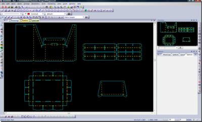 중국 CAD 절단 소프트웨어 높은 쪽으로 포장 카드 종이상자 디자인 3D 조롱 판매용