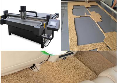 China PVC Coil Vinyl Loop Mat Cutting Machine Cut To Small Pieces Make Auto Floor Mat for sale