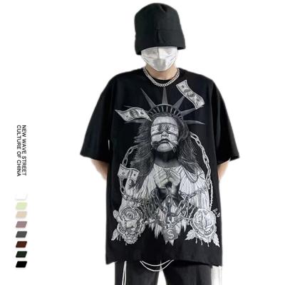 China 2022 New Design 100 Cotton Tees Anime Wholesale T-shirt Comfy QUICK DRY Comfy Graphic Tees for sale