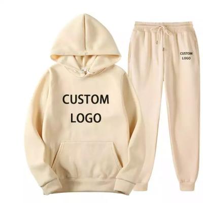 China Set Of Two Pieces Tracksuit Breathable Custom Heavyweight Sweatshirts Hoodie Men'S Hoodies Set for sale