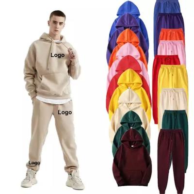 China Breathable High Quality Men Hoodie Set Conjuntos De Sudadera Customized Hoodie And Jogger Set for sale