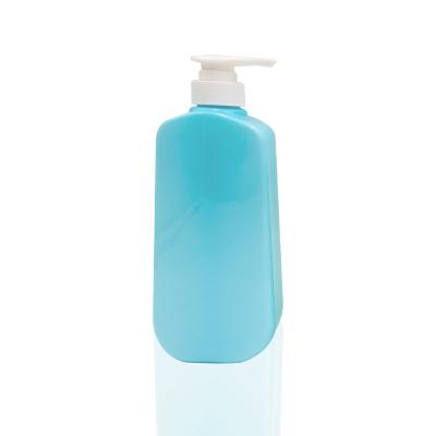 China Household Products 280 Lotion 480Ml Soap Gel Packaging Flat Around Plastic Pump Shampoo Bottle for sale