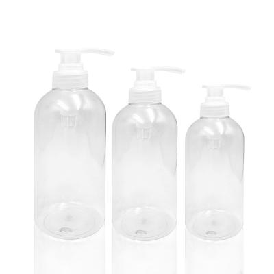 China Household Products 200ml 350ml 400ml 500ml White Pet Lotion Bottle White Body Lotion Bottles Shampoo Bottle for sale