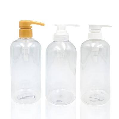 China Plastic Household Products Hair Oil Shampoo Lotion Bottle With Pump for sale