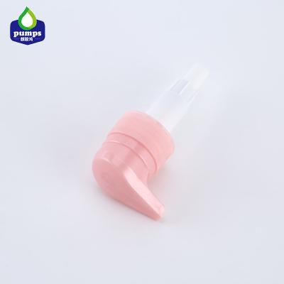 China Non Spill Lotion Pump Dispenser 24 28 Teeth Thread Plastic Lotion Pump Screw-open Hand Wash Pump for sale