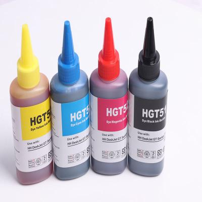 China Backup cost COMPATIBLE HP GT51 refill ink GT52 (100ml) compatible for GT5810, GT5820, HP315 HP415 inkjet cartridge for sale