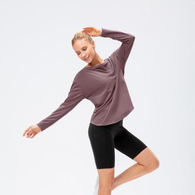 China Breathable Moisture-wicking Recycle Sustainable Fabric Coat Fitness Yoga Crop Jacket for sale