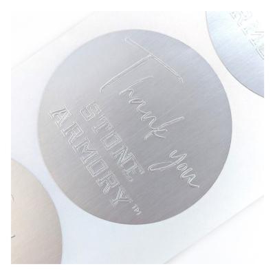 China Silver Foil Waterproof Sticker for sale