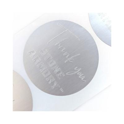 China Waterproof Gold Foil Label Sticker For Business for sale