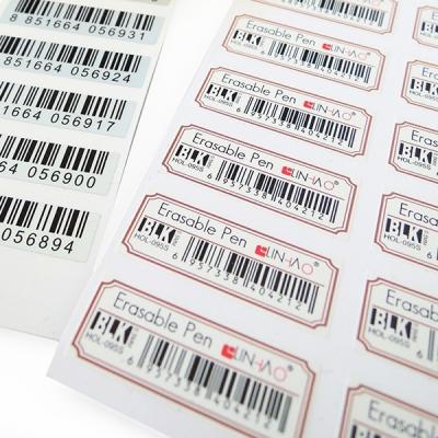 China Waterproof Barcode Label Sticker for sale