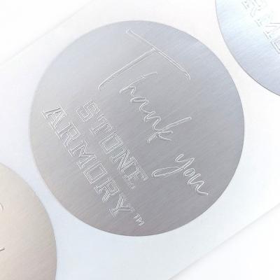 China Silver Foil Label Waterproof Sticker for sale